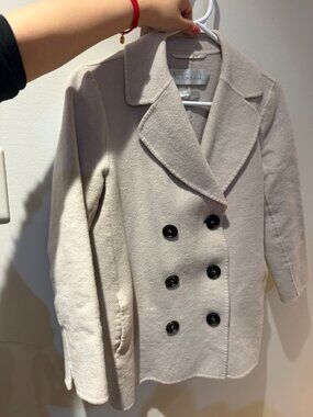 Intrend Wool Angora Coat - PLEASE READ: Shrunk in Wash, Now Fits S